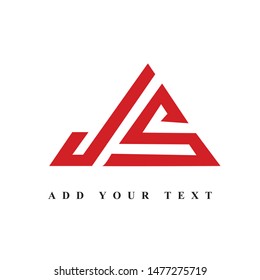 Letter JS logo design & illustration vector art 