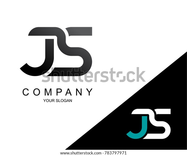 Letter Js Logo Icon Design Template Stock Vector Royalty Free