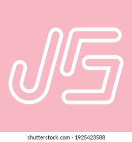 Letter JS Monogram Logo Design