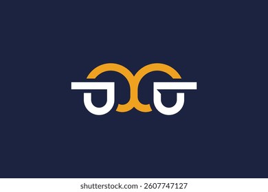 letter ju logo icon  vector design template  concept