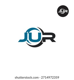Buchstabe JUR-Logo Initiales Monogramm Buchstabenzeichen Abkürzung