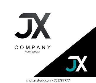 Letter JX Logo Icon Design Template Element
