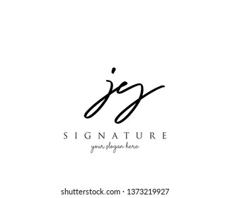 Letter JY Signature Logo Template - Vector