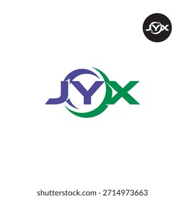 Letra JYX Logo Initial Monogram Lettermark Acrónimo
