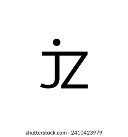 Letter JZ monogram logo design