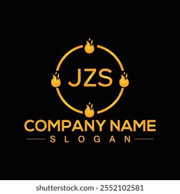 Letter JZS unique logo design for brand awareness