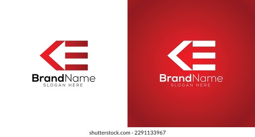 Letter K 3 logo design vector template