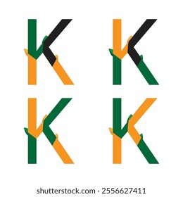 Letter K, alphabet, 3D icon. Element of 3D color alphabet for mobile concept and web apps. Detailed letter K, alphabet, 3D icon can be used for web and mobile