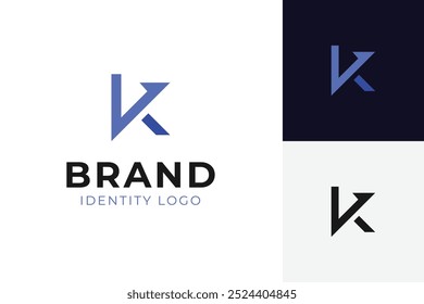letter k arrow up logo icon design direction right symbol for financial logo, logistics logo, distribution logo design