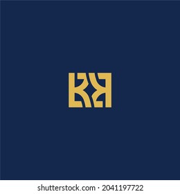 Letter K and B Ambigram Logo design, Ambigram Logo K and K, Geometric Letter K and B Logo