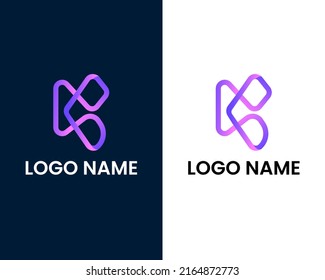 2,910 Letter k and b modern logo design template Images, Stock Photos ...