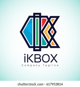 Letter K box Logo
