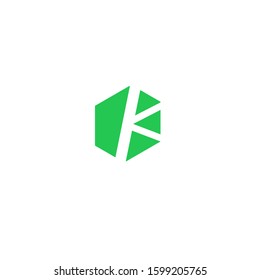 letter k business element vector