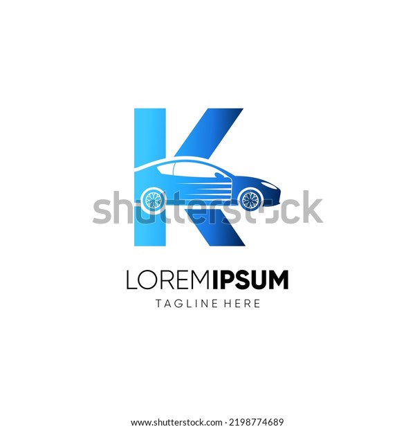 Letter K Car Logo Design Vector Icon Graphic\
Illustration 