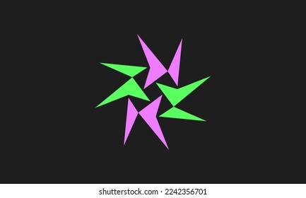 Letter K with Check Mark. Graphic symbol for the election campaign. Vote sign with letter K. Vector logo for presidential or mayor candidate