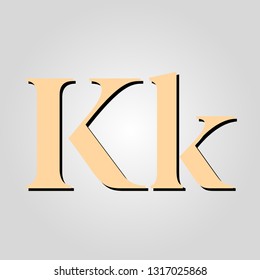 letter K cream