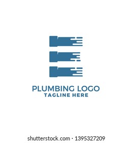 the letter K with the creative concept of the plumbing becomes a unique logo