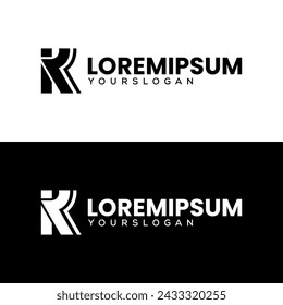 letter k creative logo design 