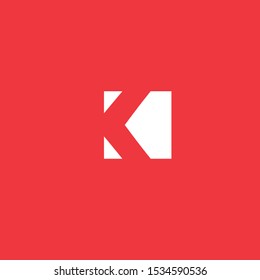 Letter K creative logo icon vector free download