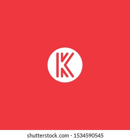 Letter K creative logo icon vector free download