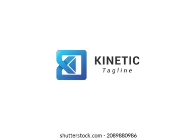 Letter k Creative moderne Box Logo
