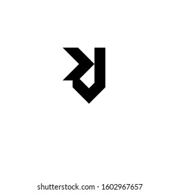 letter K D logo design vector template sign icon