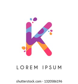 Letter k design template. Vector illustration eps 10