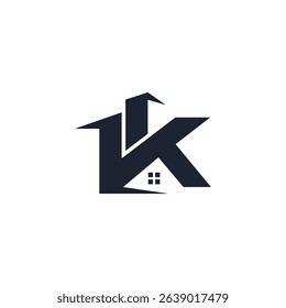 Letter K Development Building Logo Design Template. Suitable for your design need, logo, illustration, animation, etc.