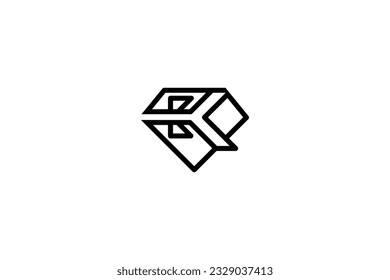 Letter K Diamond Logo Design