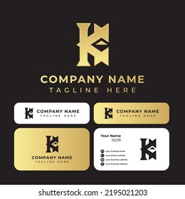 Letter K Diamond Spear Logo, is suitable for any business.