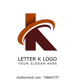 letter k with double arch logo