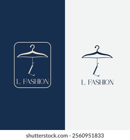 Letter K fashion logo, Hanging letter K vector Icon, boutique logo design. Initial capital K letter hanger icon
