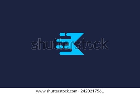 letter k fast logo icon design vector design template inspiration