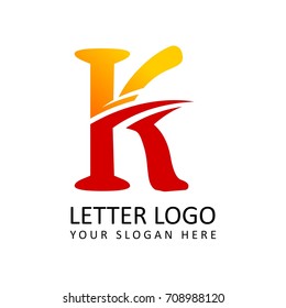 Letter K Flash Logo
