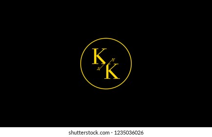 Letter K N Flower Logo Circle Stock Vector (Royalty Free) 1235036584 ...