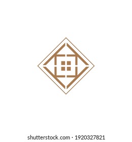 letter k home logo vector design