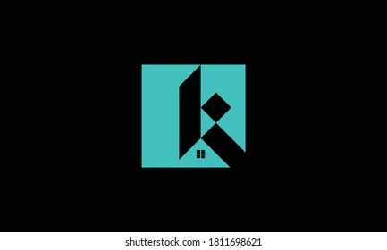 Letter K With House Vector Logo Design Inspirations