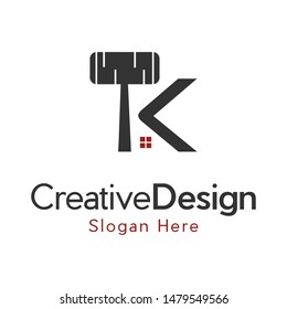 Letter K Hummer Realty Creative Business Logo