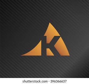 Letter K icon design
