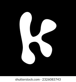 letter K  icon logo design 