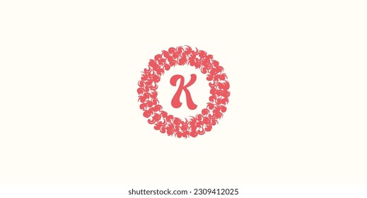 
Letter K initials logo concept inside abstract circle resembling flower petals.
can be used as a product icon, various business and artistic activities,

very simple, modern and straight to the point