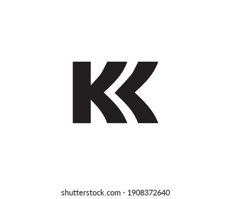 Letter K Kk Logo Design Vector Stock Vector (Royalty Free) 1908372640 ...