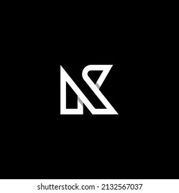 Monograma del logotipo de la letra K o KS
