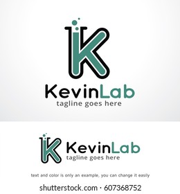 Letter K Lab Logo Template Vector Design, Emblem, Design Concept, Creative Symbol, Icon