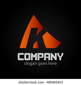 Letter K logo
