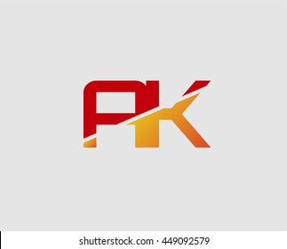 Letter P K Logo Stock Vector (Royalty Free) 449104660 | Shutterstock