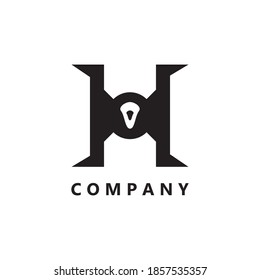 Letter K Logo with Arrow design vector icon illustration on white background