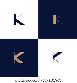 Letter K Logo can be used for logo, icon, sign and etc.
