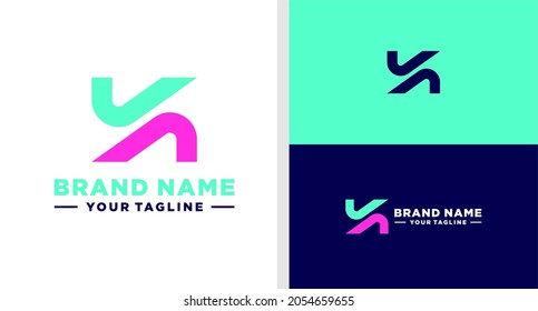 CARTA K LOGO CHECK MONOGRAM EDITABLE