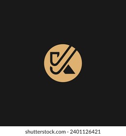 letter K logo circle icon concept vector,